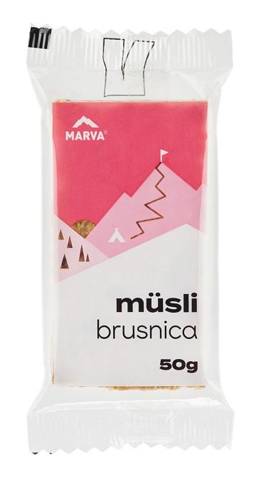 Muesli bar with cranberries MÜSLI BRUSNICA 50g