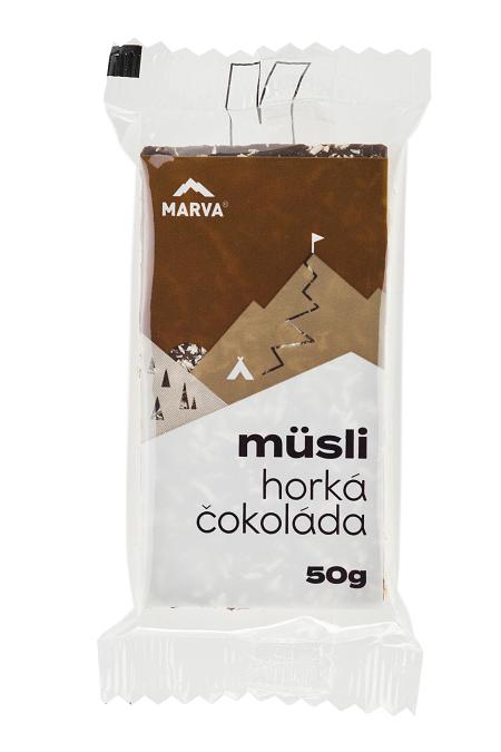 Muesli bar with dark chocolate MÜSLI HORKÁ ČOKOLÁDA 50g