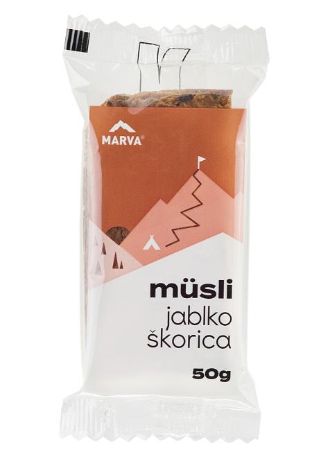 Muesli bar with apples and cinnamon MÜSLI JABLKO - ŠKORICA 50g